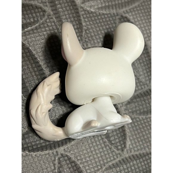 Littlest Pet Shop LPS 1401 White Chinchilla #1401 Cake Topper Figure Hasbro - Picture 6 of 7
